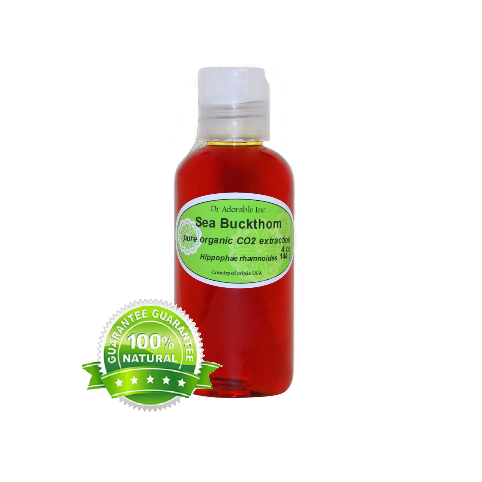 ORGANIC SEA BUCKTHORN CARRIER 100% PURE NATURAL OIL 1oz 2 oz 4 oz -UP TO 1 GALLO