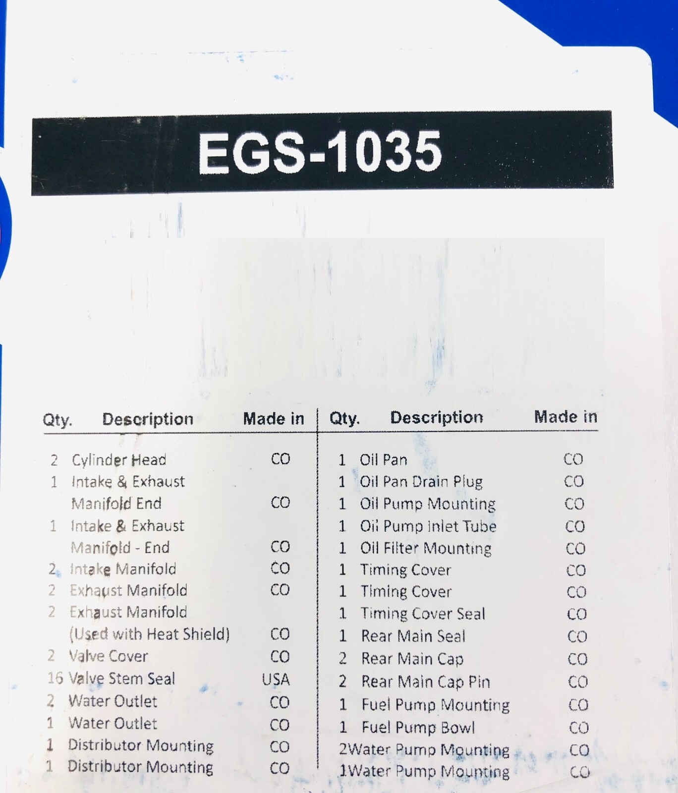 Engine Overhaul Gasket Set Compatible with Ford FE 390 360 332 352 406 427 428