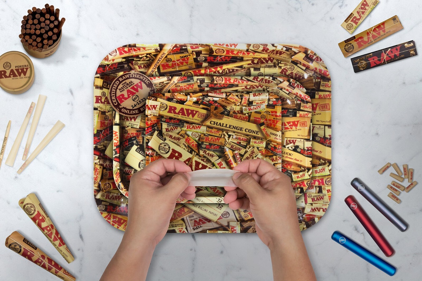 RAW Mix Rolling Tray Mini