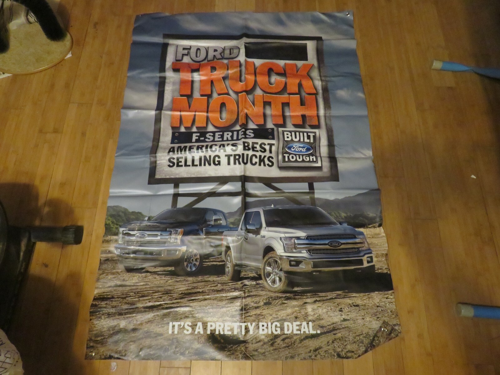 FORD DEALERSHIP Truck Month Large Banner Sign F-150  60" x 40" 5ft