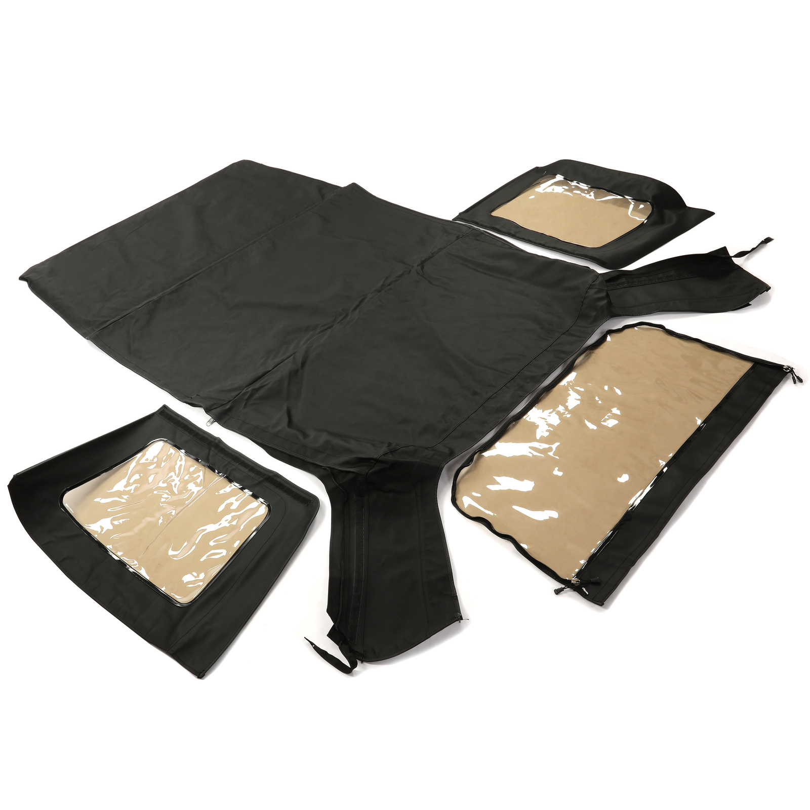 REPLACEMENT BLACK SOFT TOP W/ WINDOWS 9085235 FOR 10-18 JEEP WRANGLER UNLIMITED