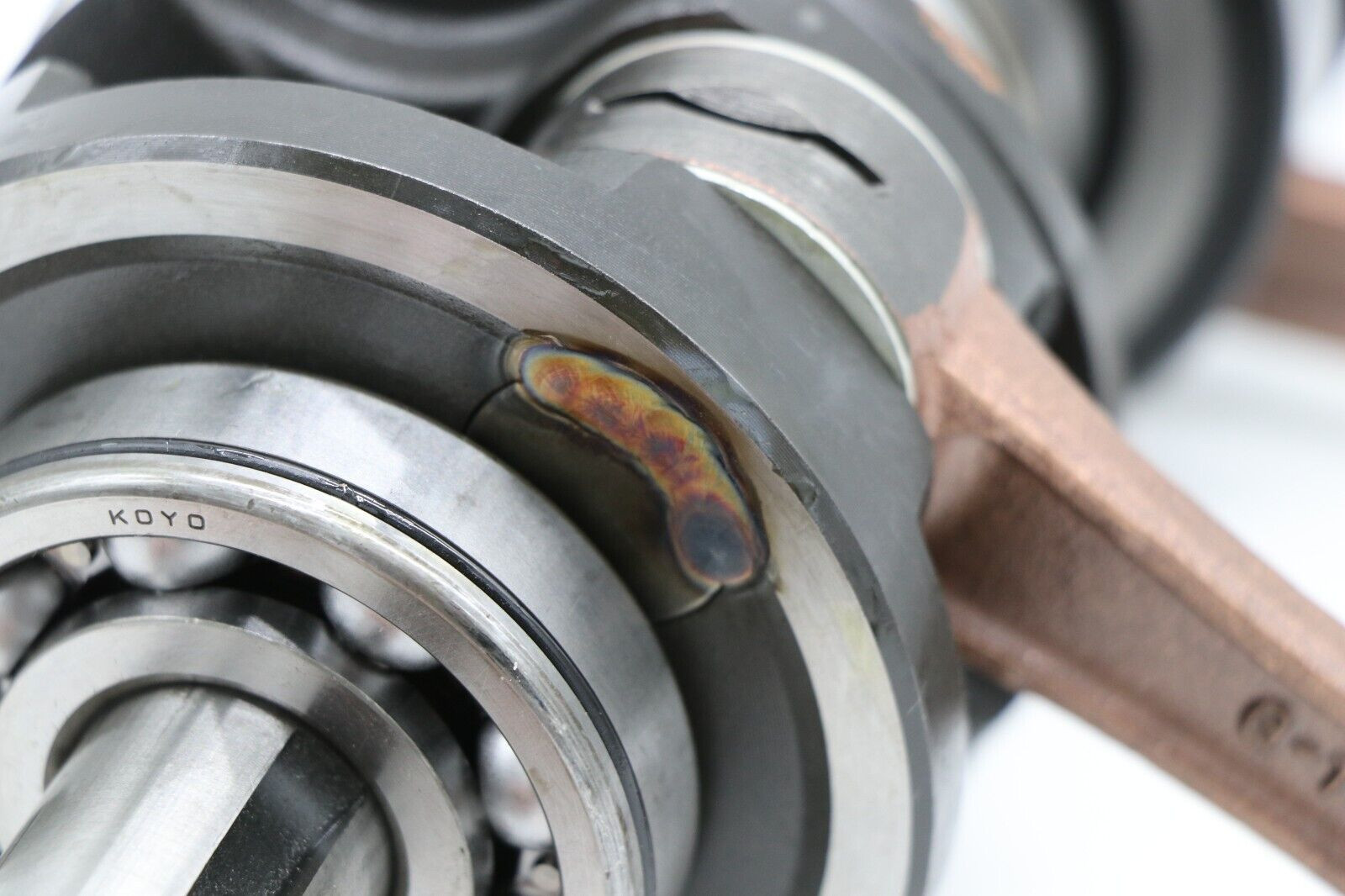 Yamaha Banshee crank crankshaft 10mm stroker 115mm long rod welded KOYO bearings