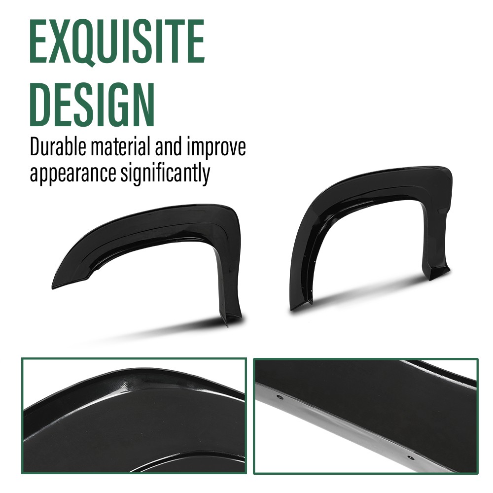 [4pcs] Fit For 2007-2013 Chevrolet Chevy Avalanche Wheel Fender Flares