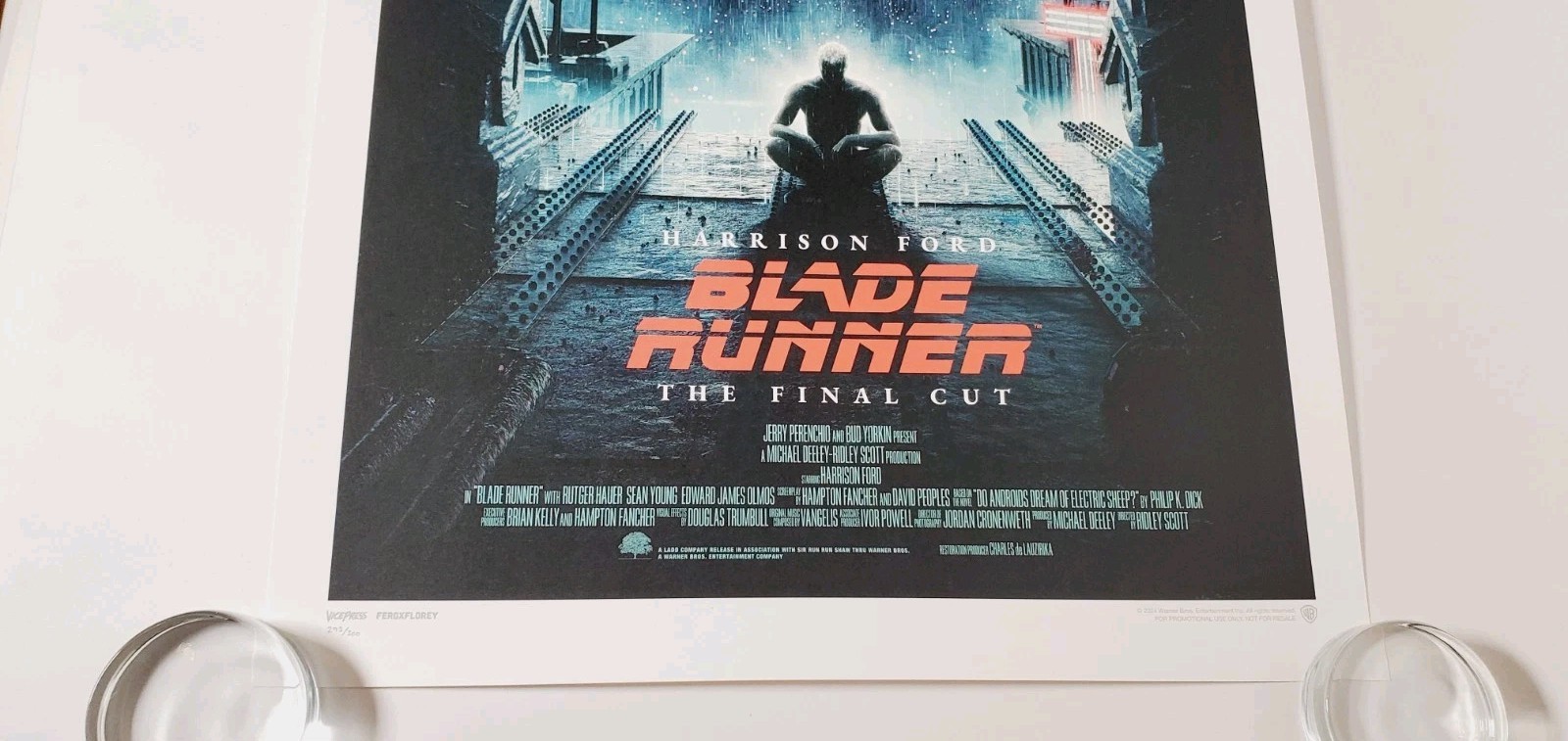 Blade Runner 'The Final Cut' LE Poster The Film Vault Numbered (NEW)