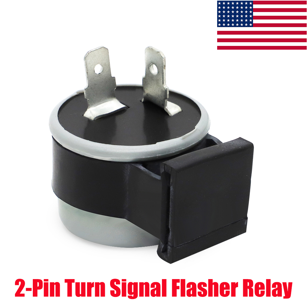 For Honda Turn Signal Flasher Winker Relay 6 VOLT 2 PRONG Fits Many Motor Models