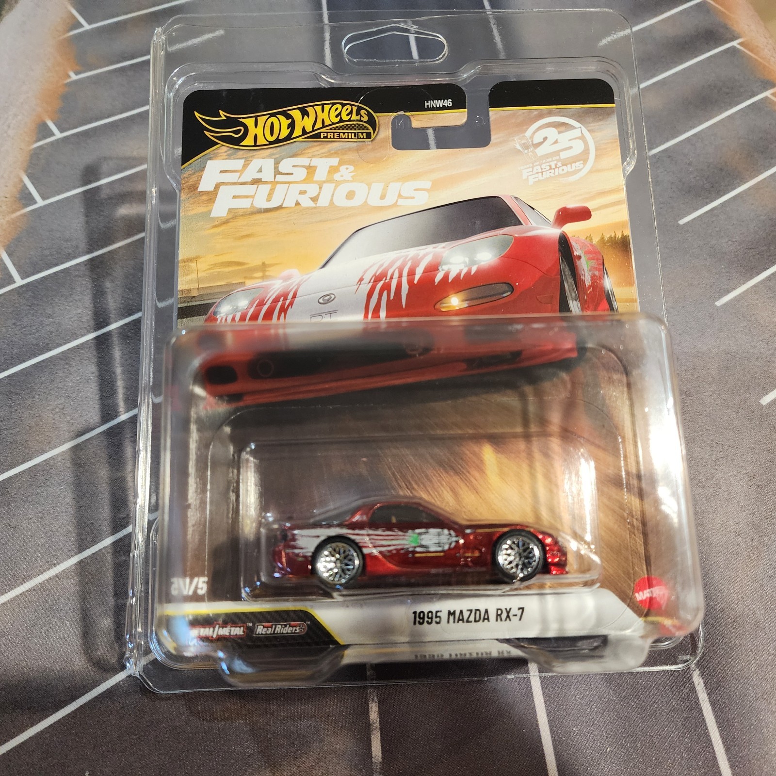 1995 Mazda RX-7 * CHASE SPECTRAFLAME * 2025 Hot Wheels Fast & Furious Case P HF4