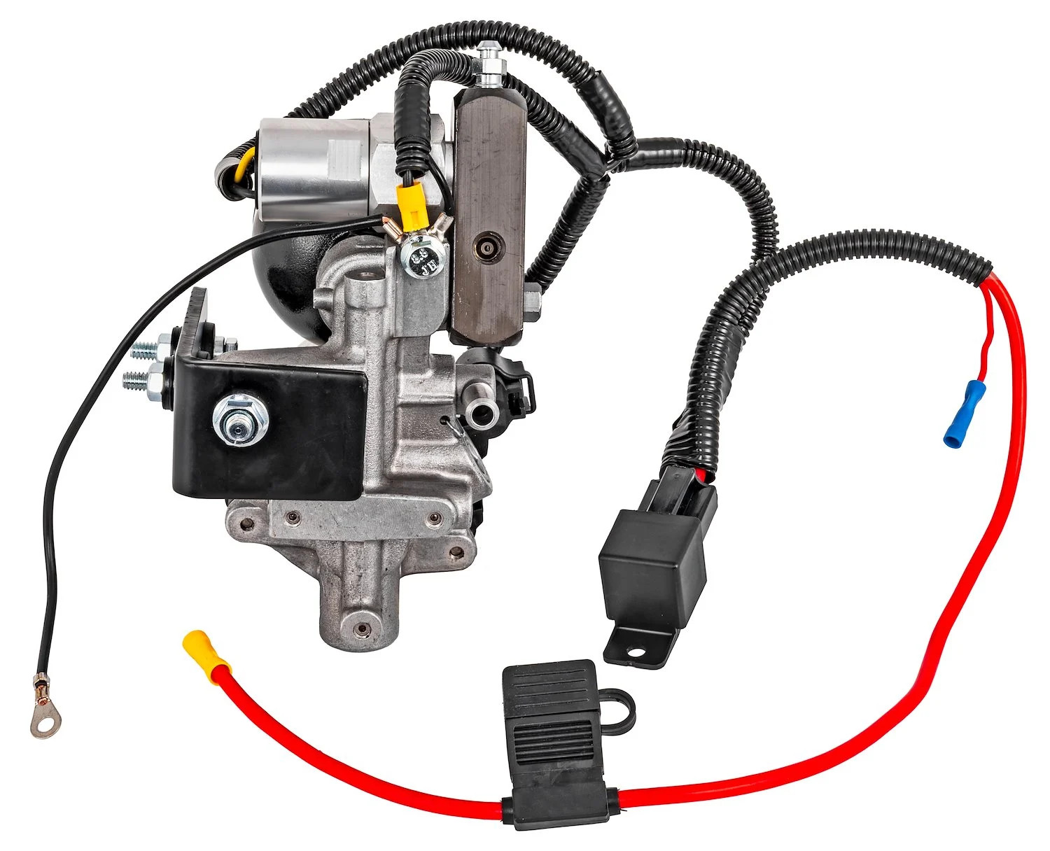 JEGS 631252 Electric Brake Booster and Master Cylinder Combo For Front Disc & Re