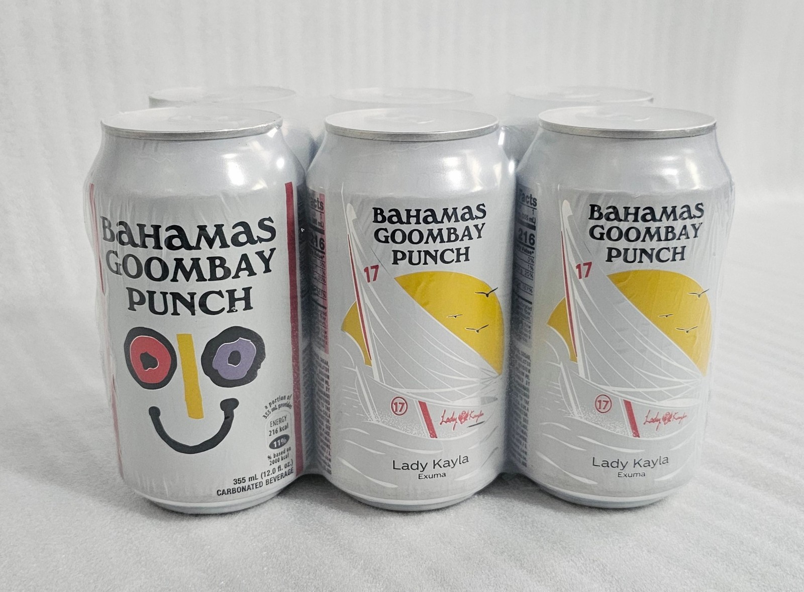 Bahamas Goombay Punch 6 Pack Sealed Pop Cans Coca-Cola Product Exp. 14 SEP 26