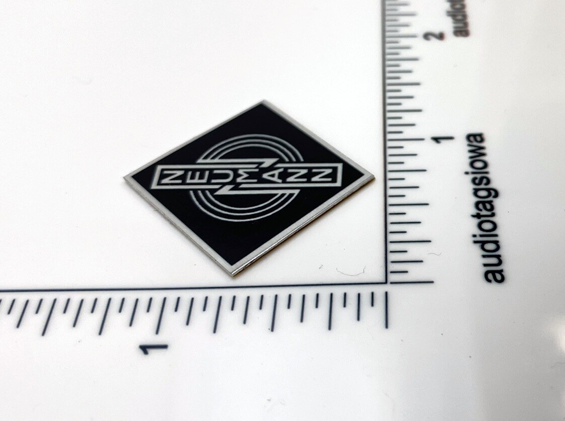 Neumann Badge Logo - Custom Made Thin Aluminum