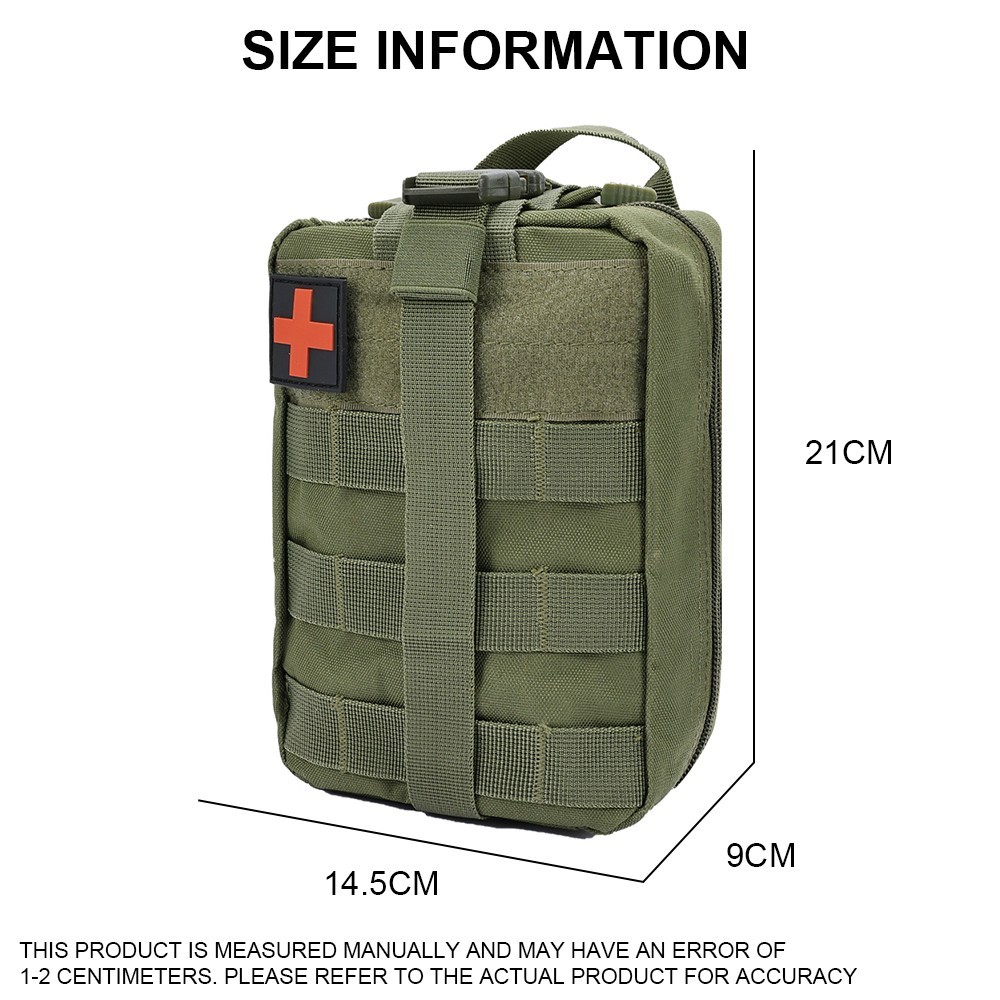 Tactical MOLLE Rip Away EMT Medical First Aid IFAK Medical Pouch Utility Bag