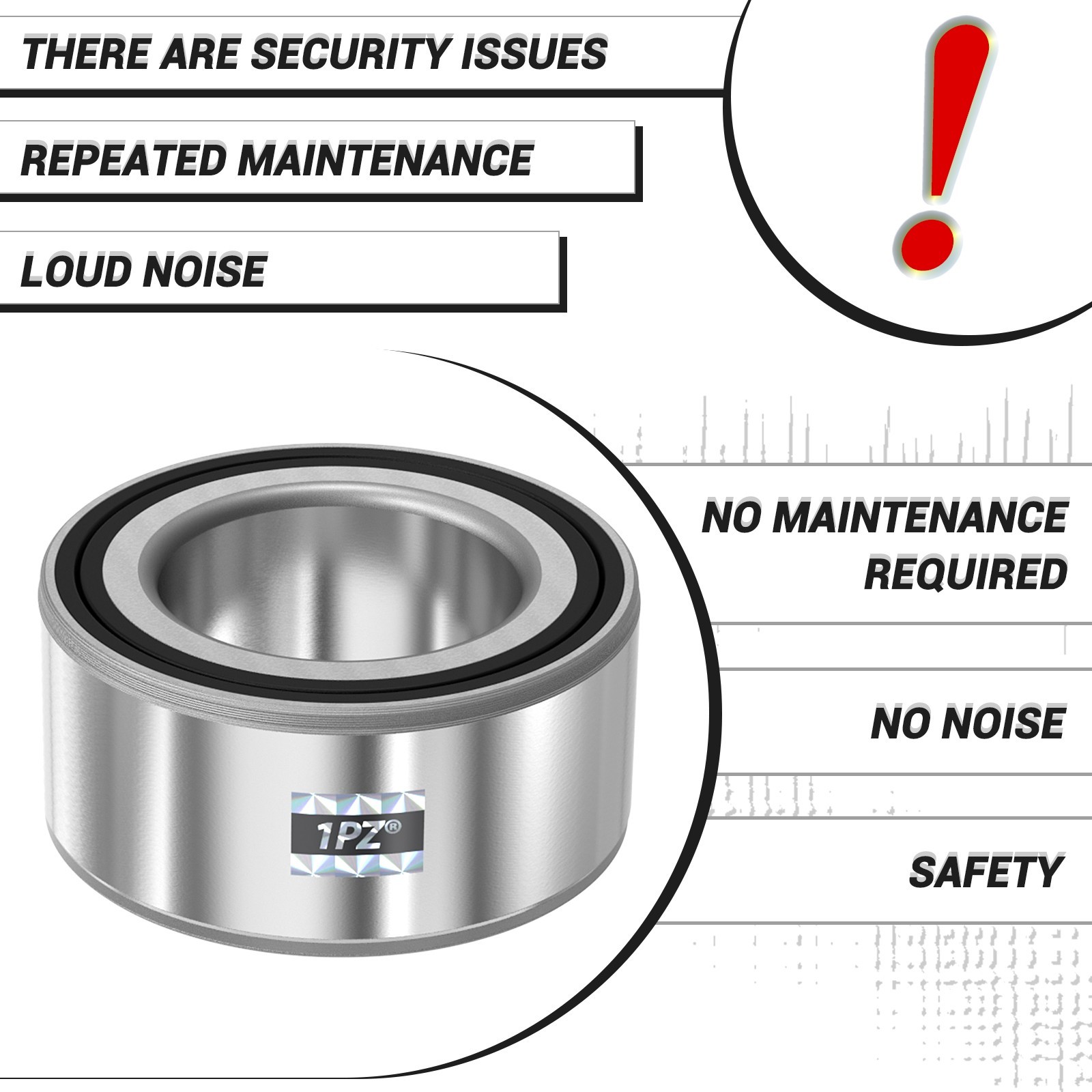 4x Front & Rear Wheel Bearings For Polaris RZR 900 1000 XP S Turbo OEM 3514699