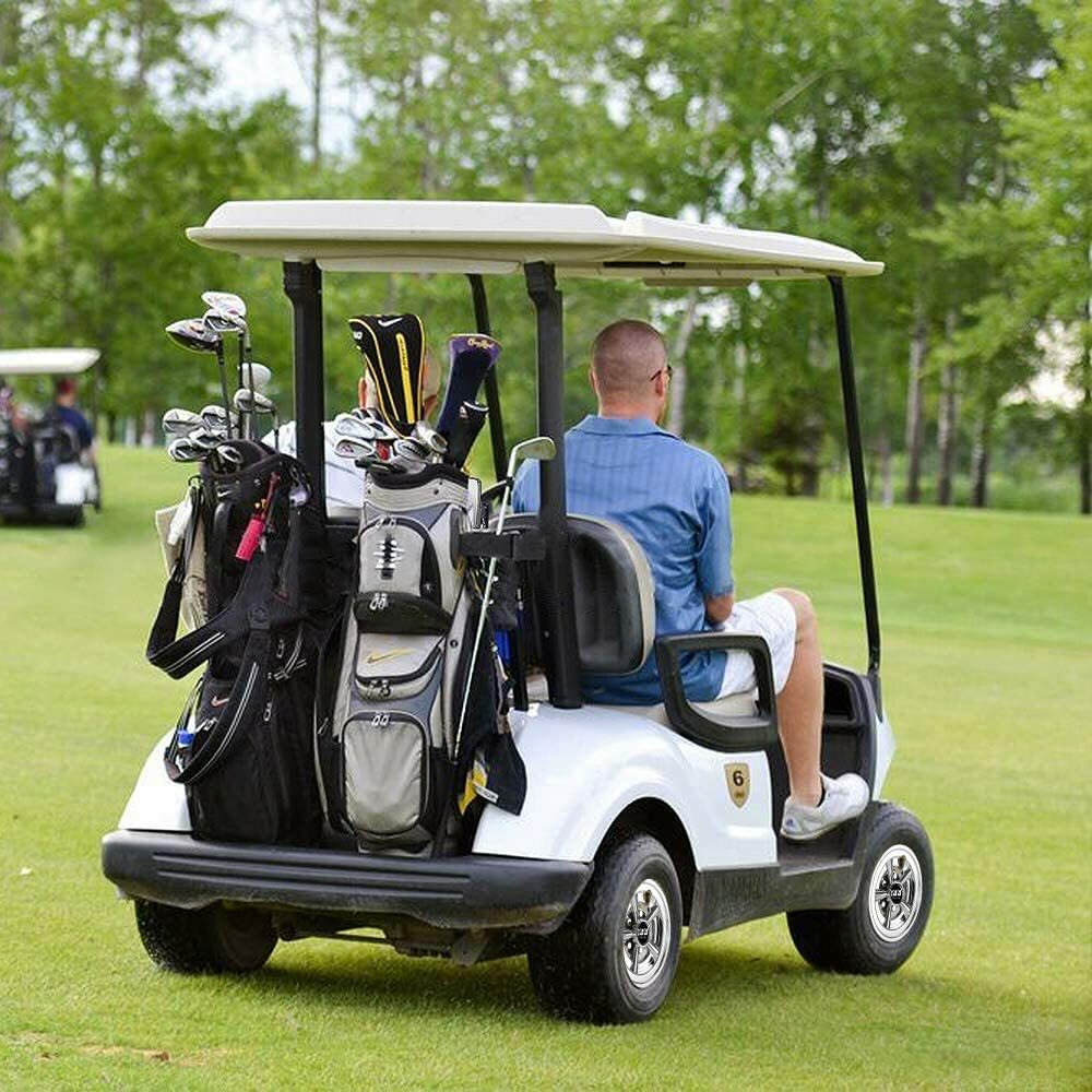 8 Inch Golf Cart Wheel Covers Hub Caps for EZGO Club Car Yamaha,Set of 4-Chrome