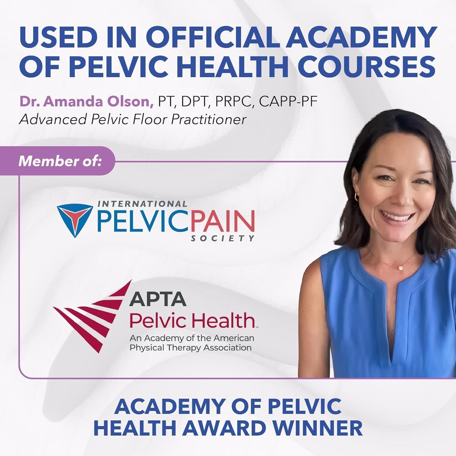 IntimateRose Vibrating Pelvic Wand for Pelvic Muscle Pain Relief - Pelvic Physic