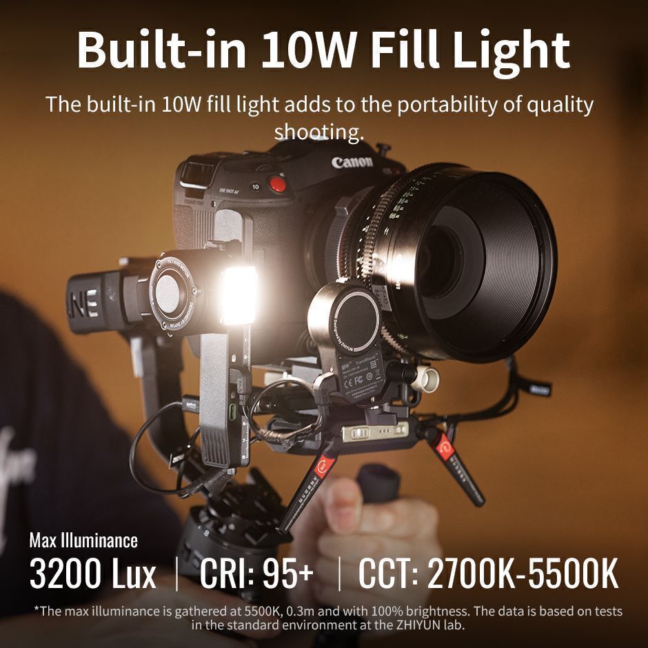 Zhiyun Crane 4 Combo 3-Axis Gimbal Stabilizer for DSLR Cinema Camera Camcorder