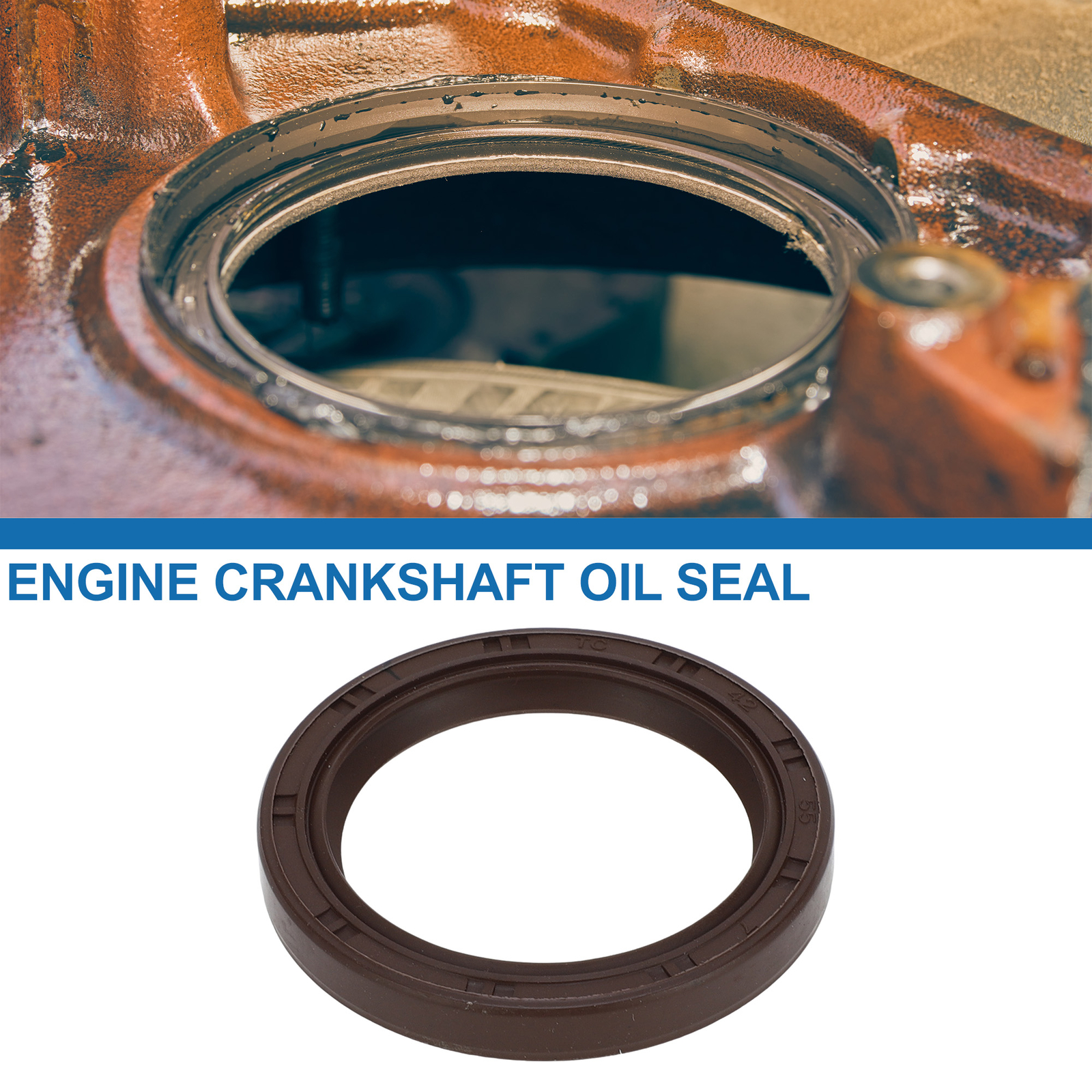Front Crankshaft Oil Seal for Chevrolet Equinox Malibu No.12584041 Main Seal