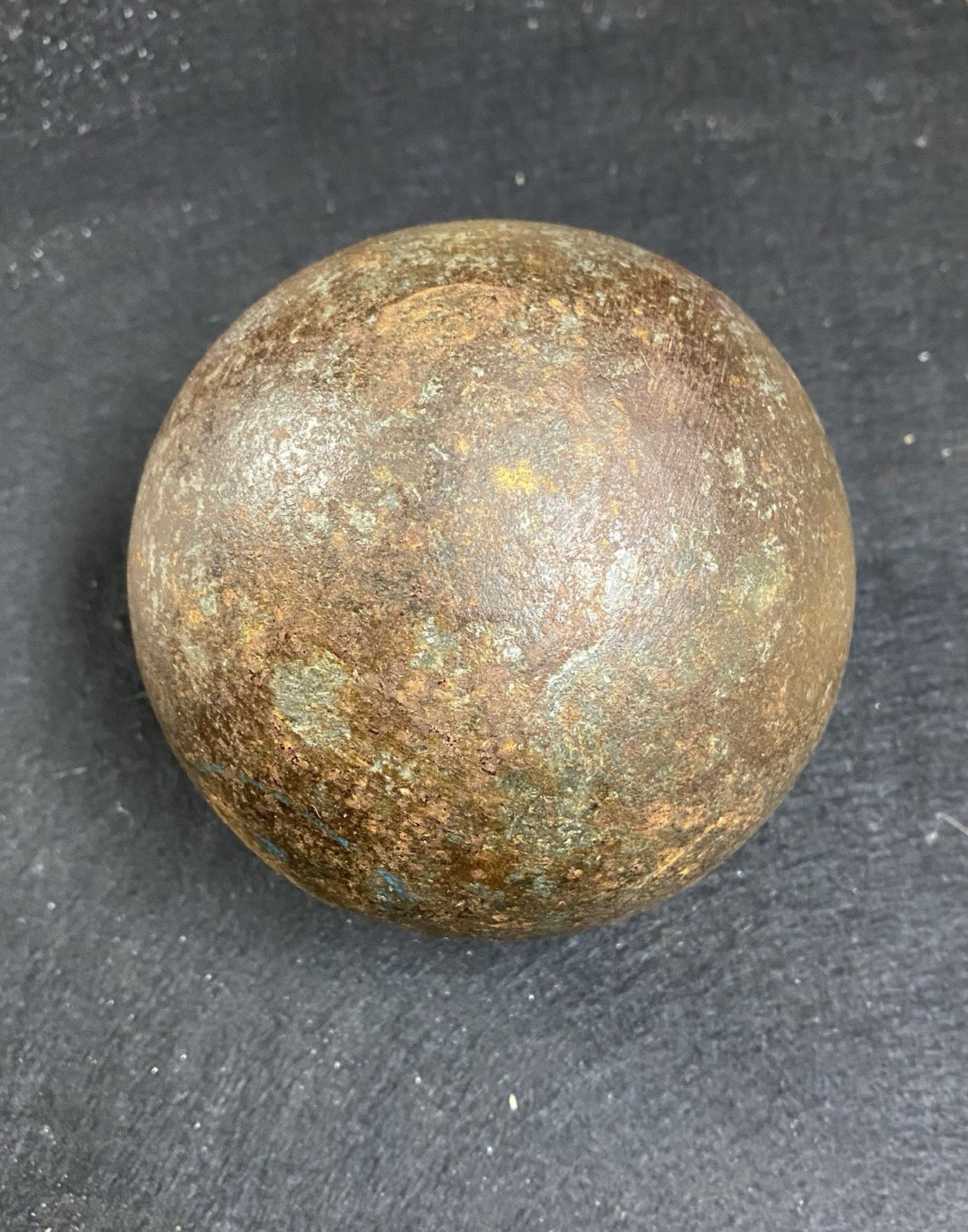 10 Ilb Antique Cast Iron Cannon Ball, Unknown War Era