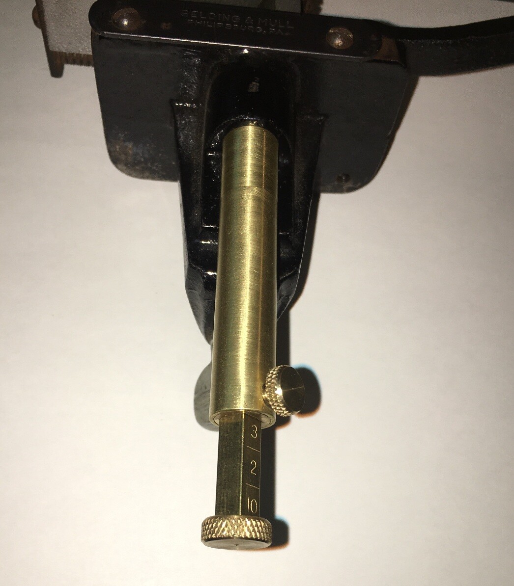 B-M Belding & Mull visible powder measure REPLACEMENT MEASURE TUBE