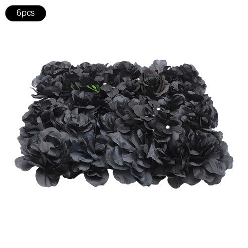 6Pcs Artificial Flower Wall Panels Backdrop Bouquet Wedding Party Background