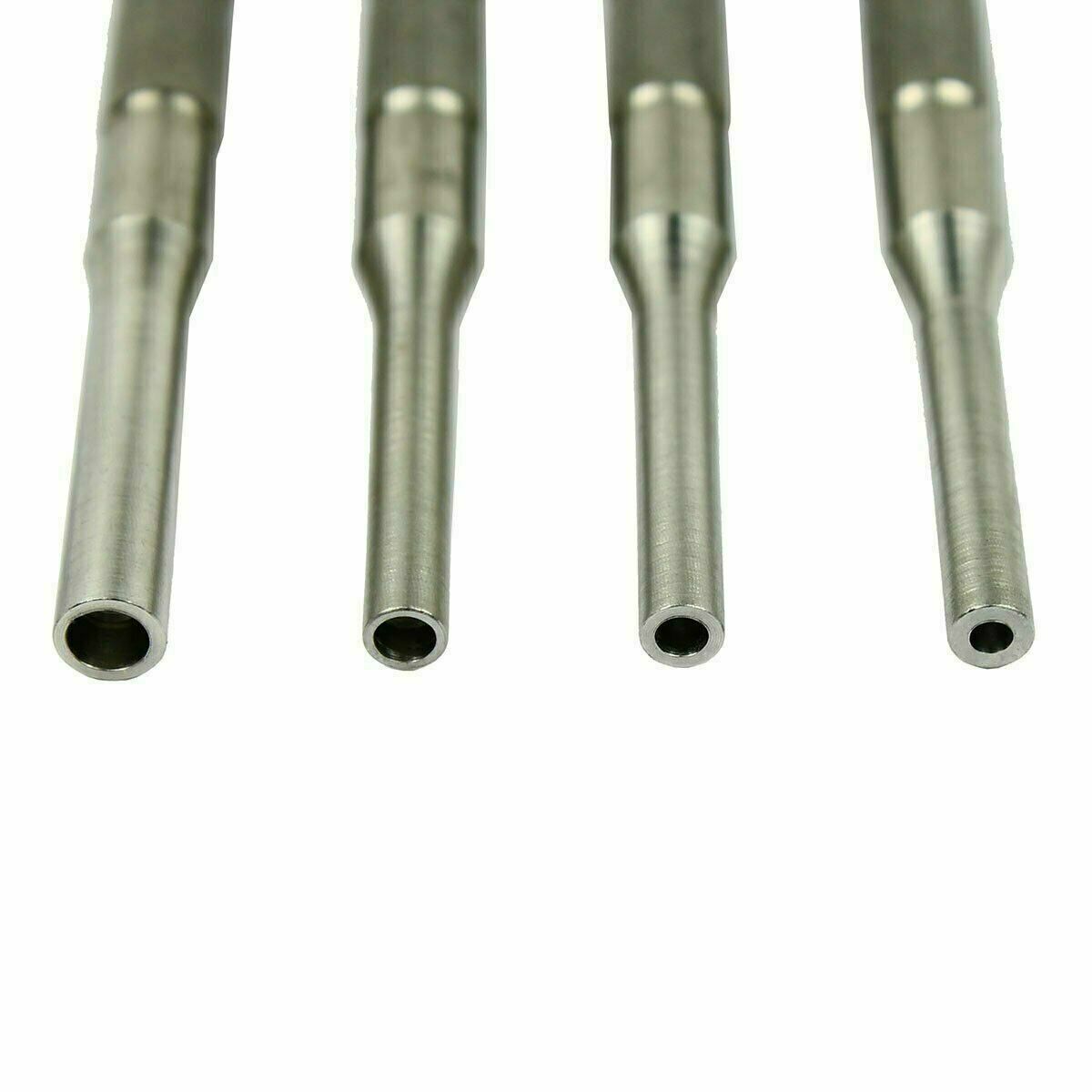 4PC Hollow End Roll Pin Tool Starter Punch set Stainless Steel