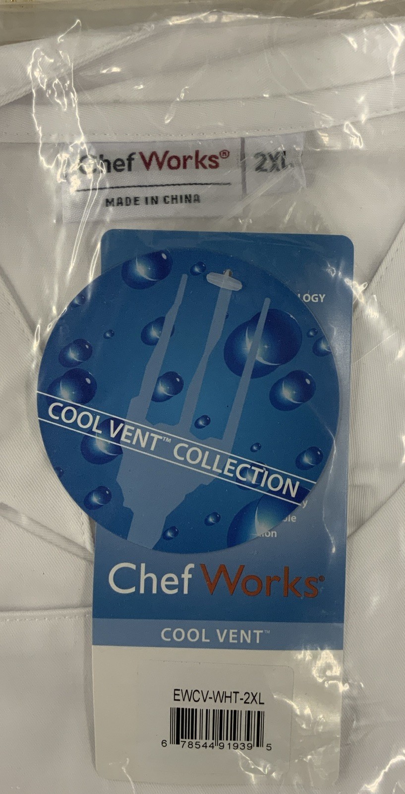 Chef Works Mens Cool Vent Chef Coat