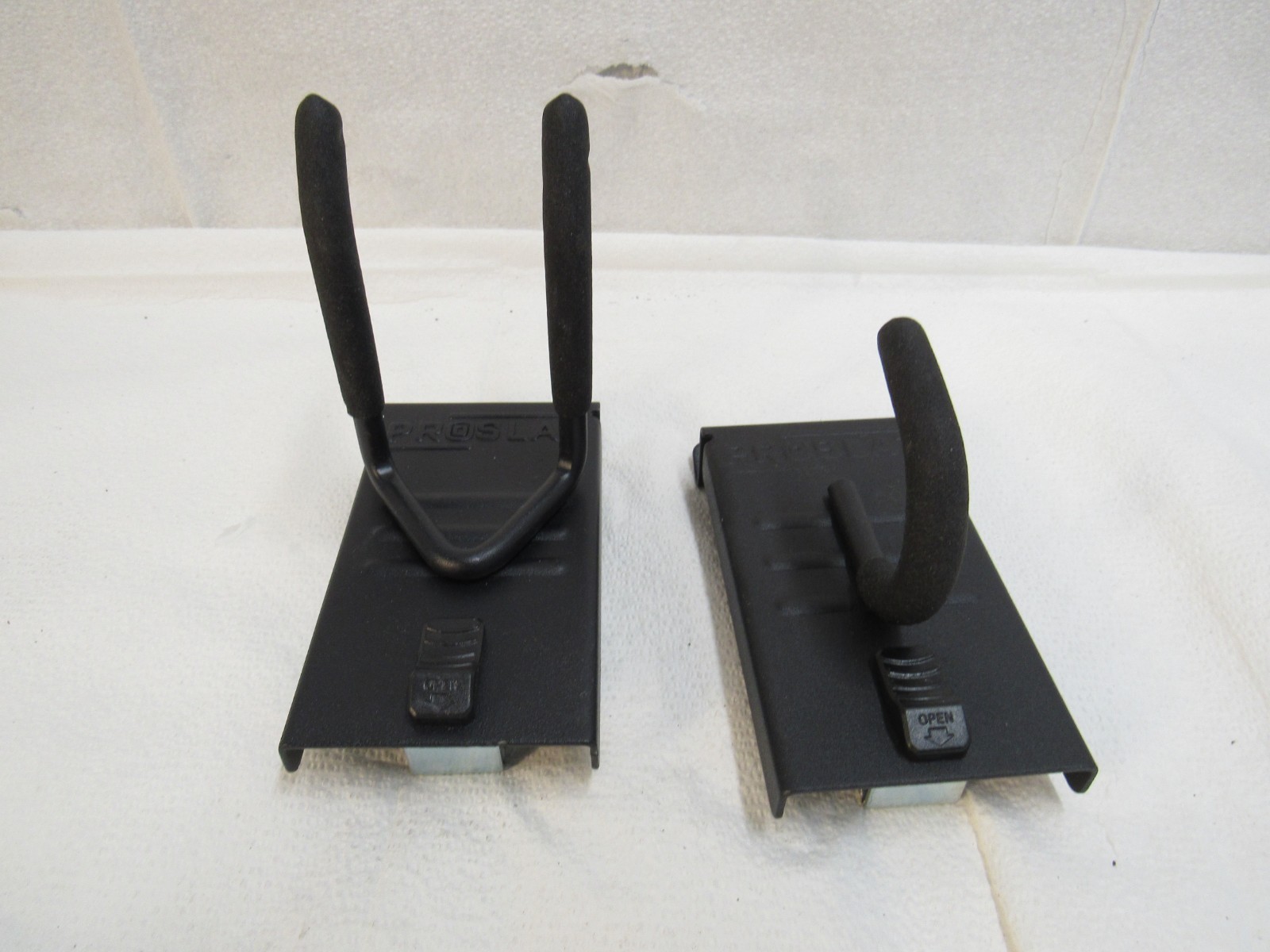 Lot of 2 ProSlat Slat Wall Hooks One Single and One Double