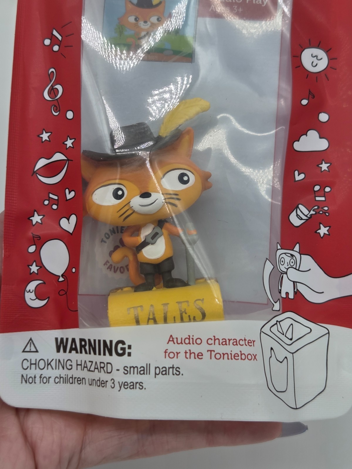 Tonies Favorite Classics Puss in Boots Toniebox Audio Figurine