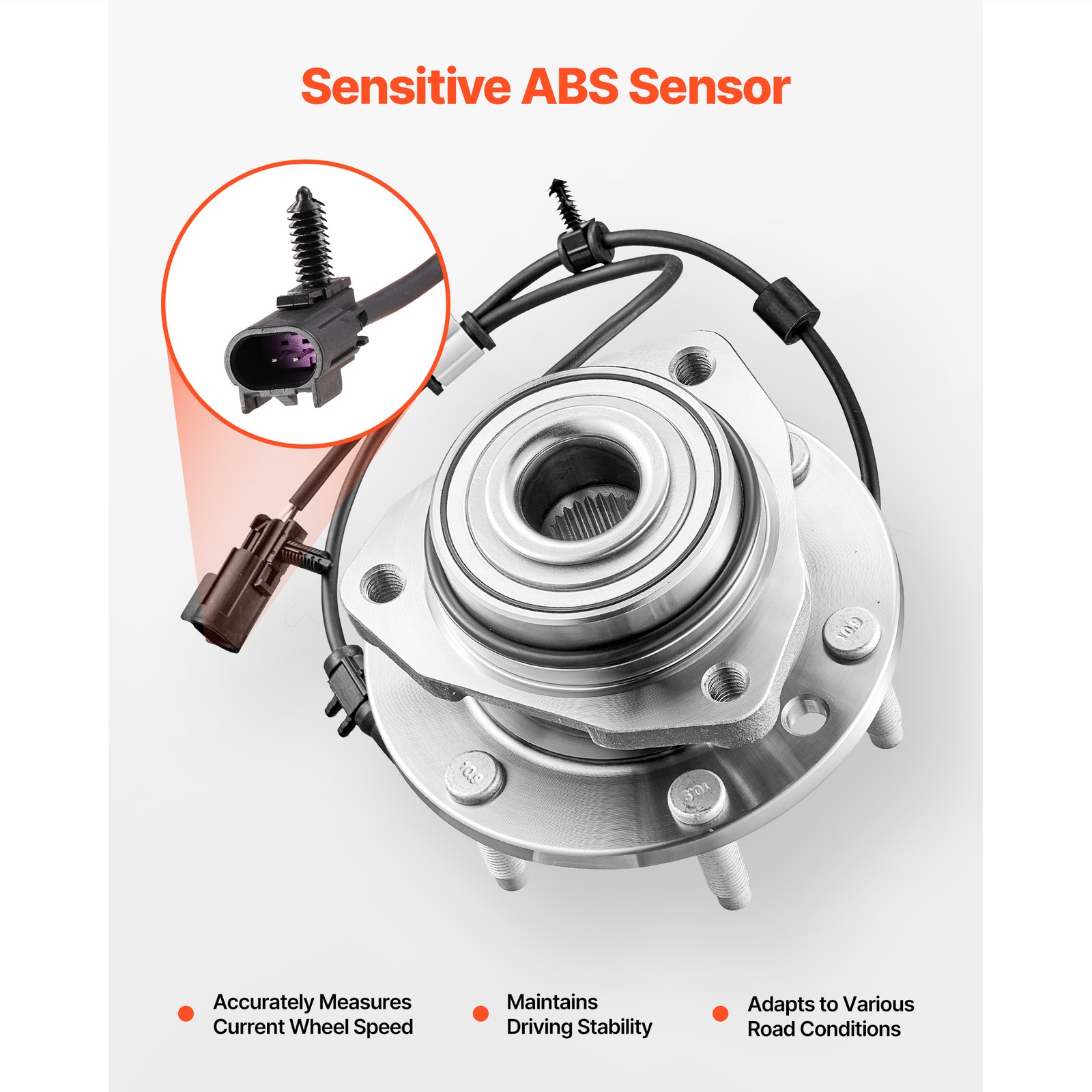 2X Front Wheel Bearing Hubs Assembly for Chevy Trailblazer Envoy Bravada Rainier