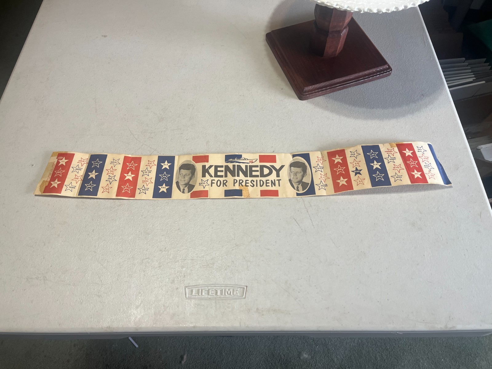 JFK, KENNEDY, 1960 DEMOCRATIC CONVENTION, DELEGATE/SUPPORTERS HAT