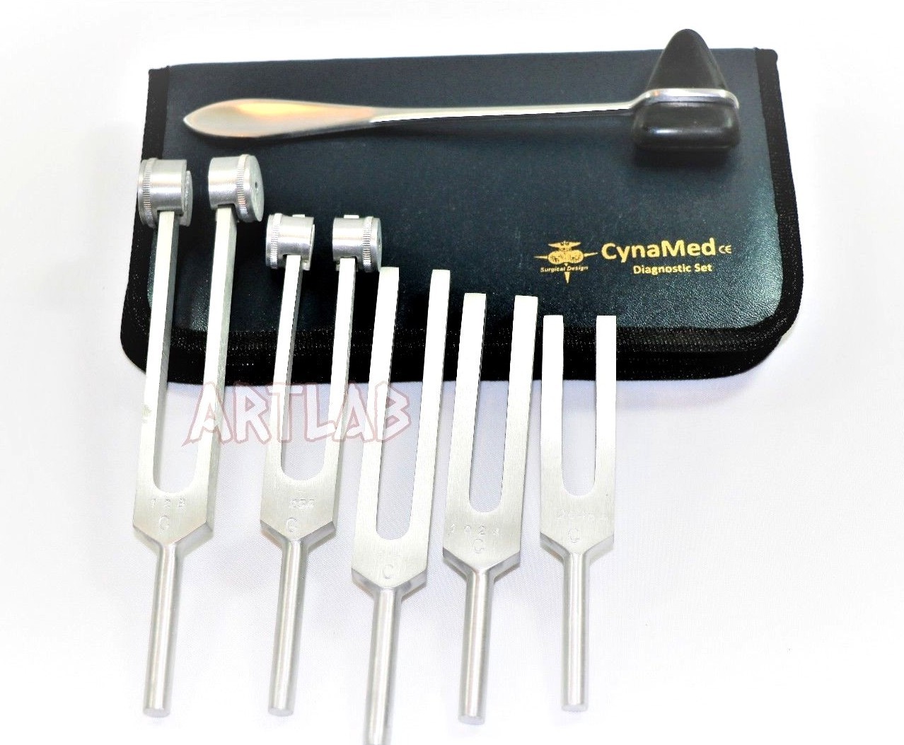 6 Tuning Fork Set Medical Surgical Chiropractic Physical Diagnostic instruments