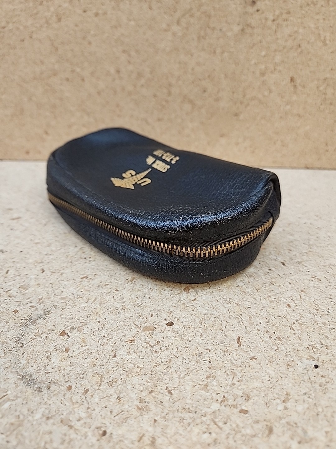 Vintage US Military Leather Sphygmomanometer Case Medical Equipment Collectible