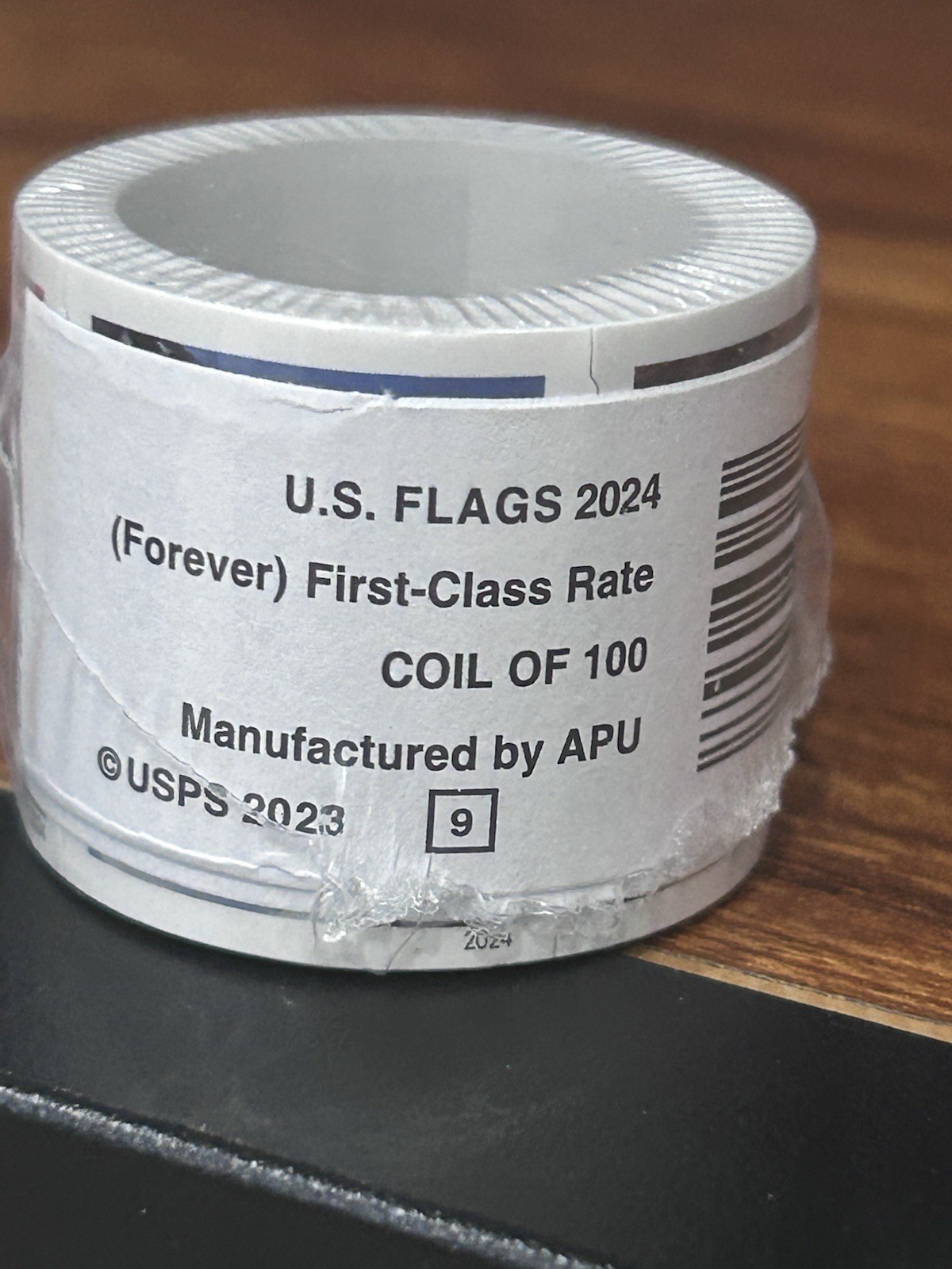 1 Roll of 100 First-Class 2024 Self-Adhesive Stamps – Brand New”