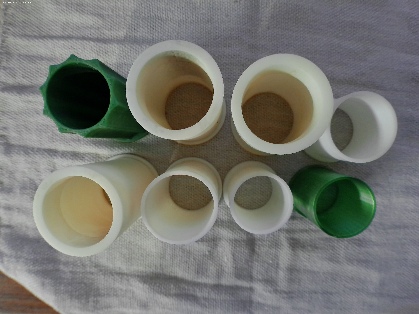 8 USED COIL FORMS FOR HAM RADIO OR SIMILAR PROJECTS