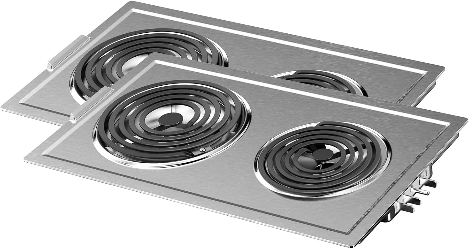 2xJEA7000ADSA Coil Element Burner Cartridge For JennAir JEA7000ADS Range Stove