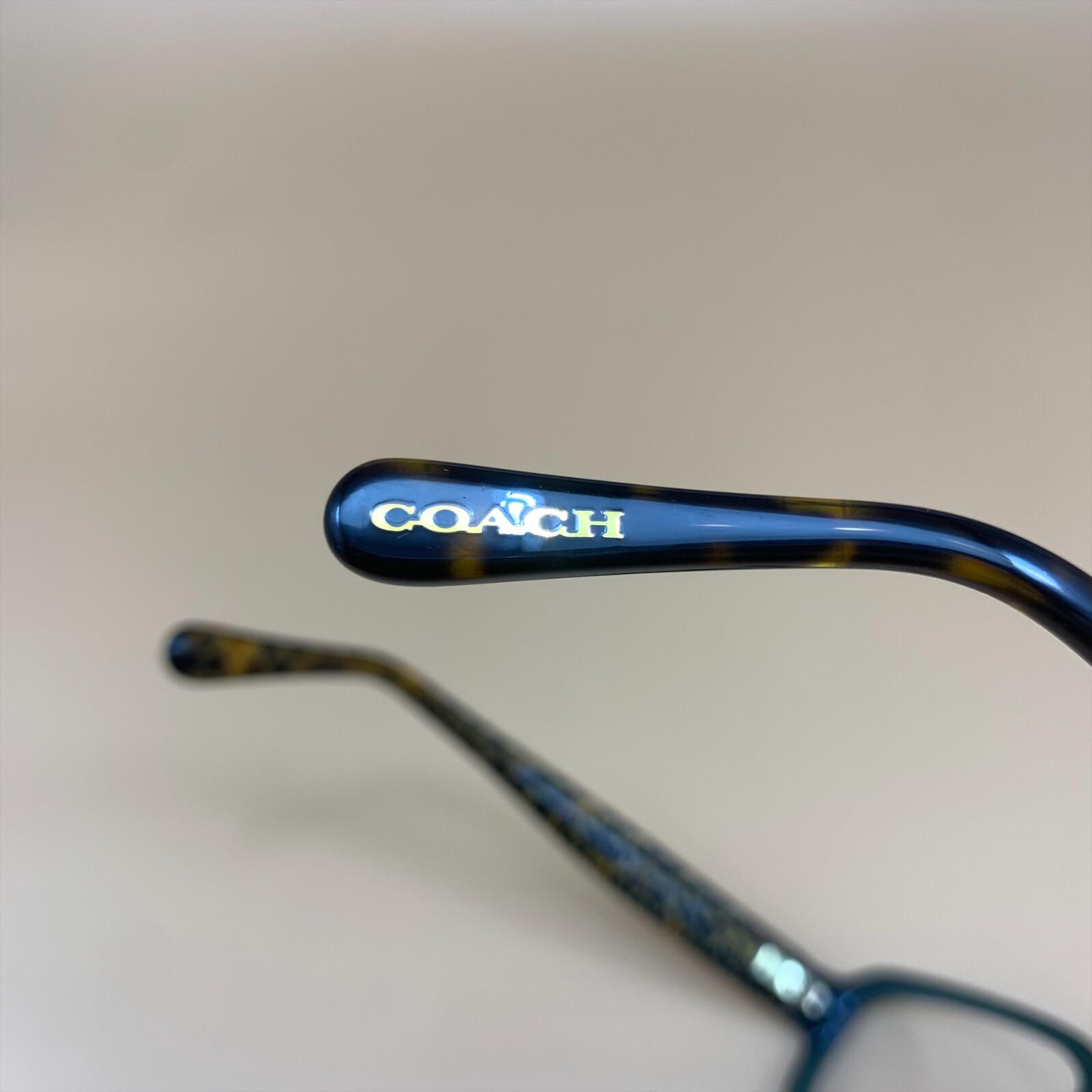 Coach HC 6105 5451 Eyeglasses Teal/Dark Tort Gold 51-15-140 !NO CASE!