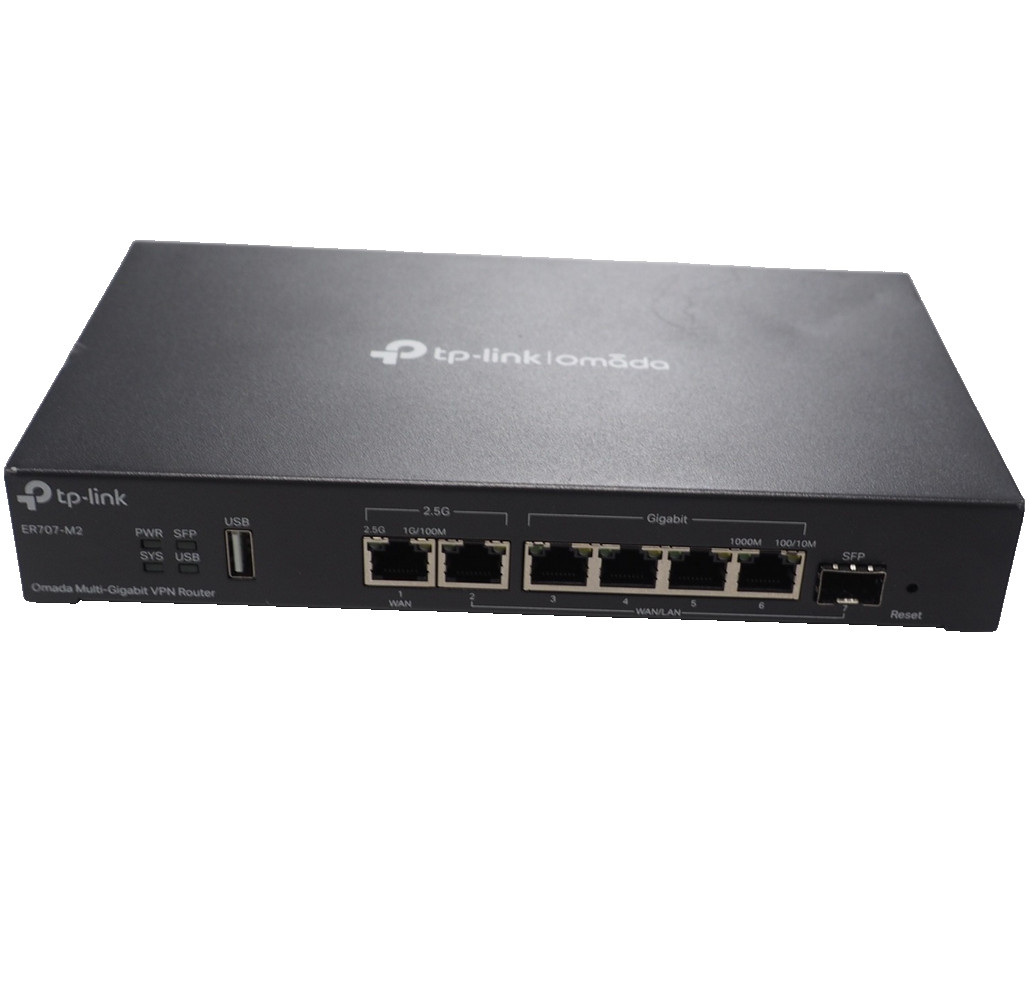 TP-Link Omada ER707-M2 Multi-Gigabit VPN Router Dual 2.5G WAN