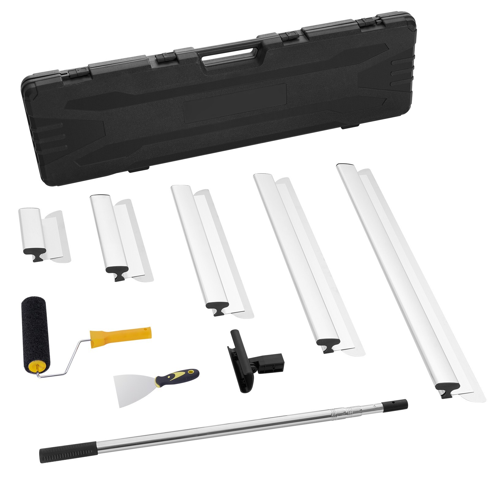 Drywall Skimming Blade Set Knife Combo 10/16/24/32/40 in & 34-81 in Handle