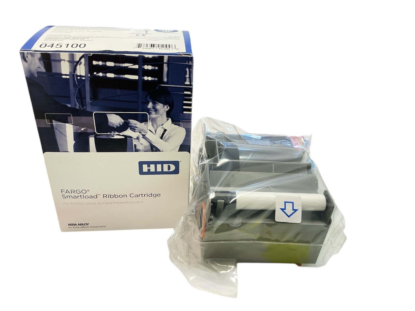 Fargo 045100 Smartload Color Ribbon Cartridge DTC4000 - Free Shipping