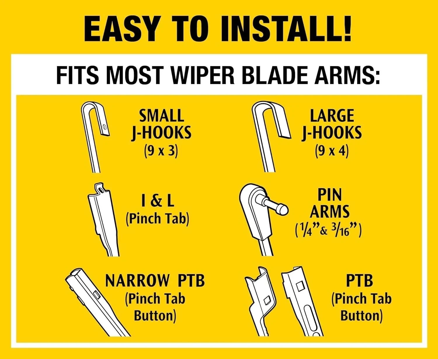 Rain-X 5079280-2 Latitude With Water Repellency Wiper Blade 24" - 5 PACK