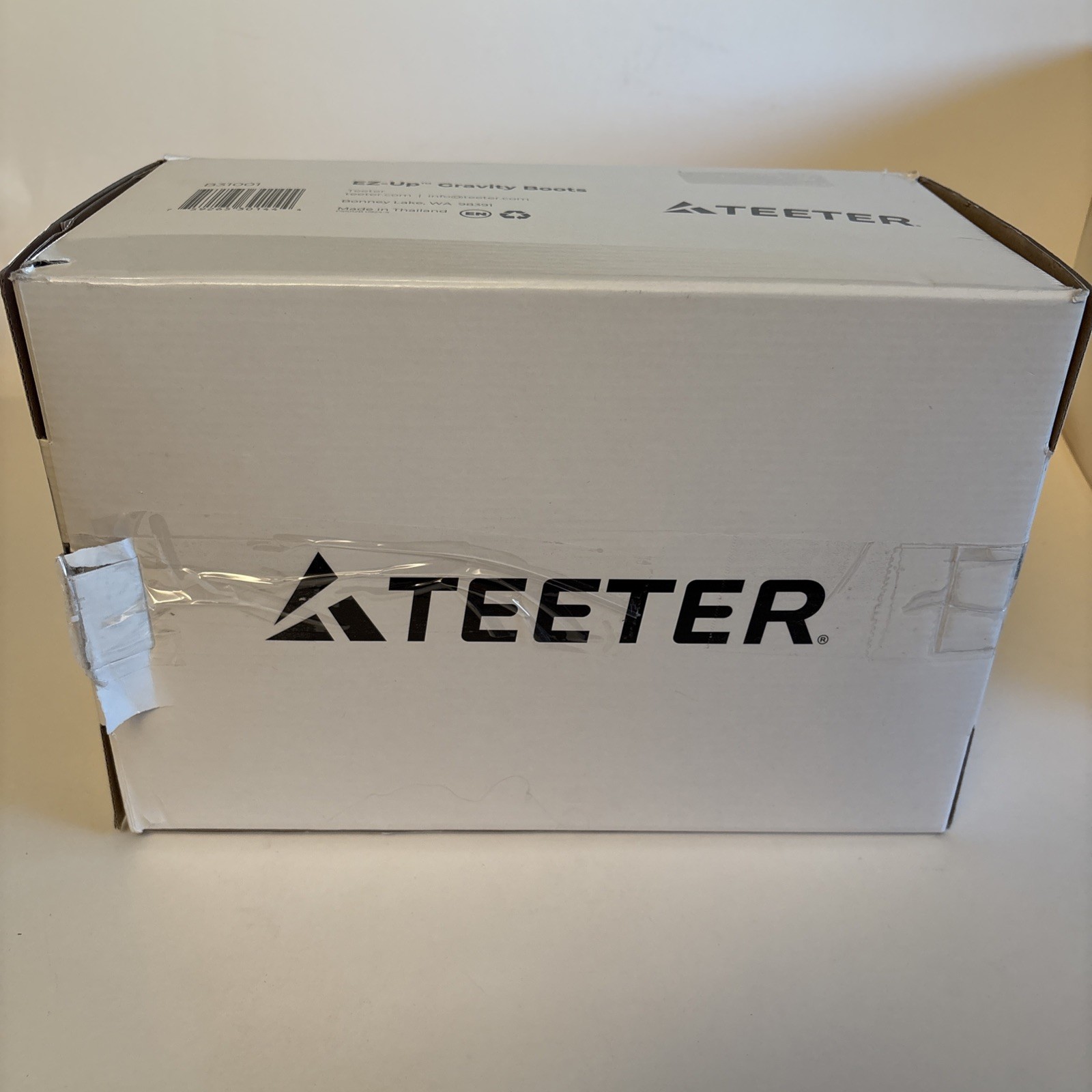 Teeter EZ-Up Gravity Boots for Inversion Decompression Stretching OPEN BOX