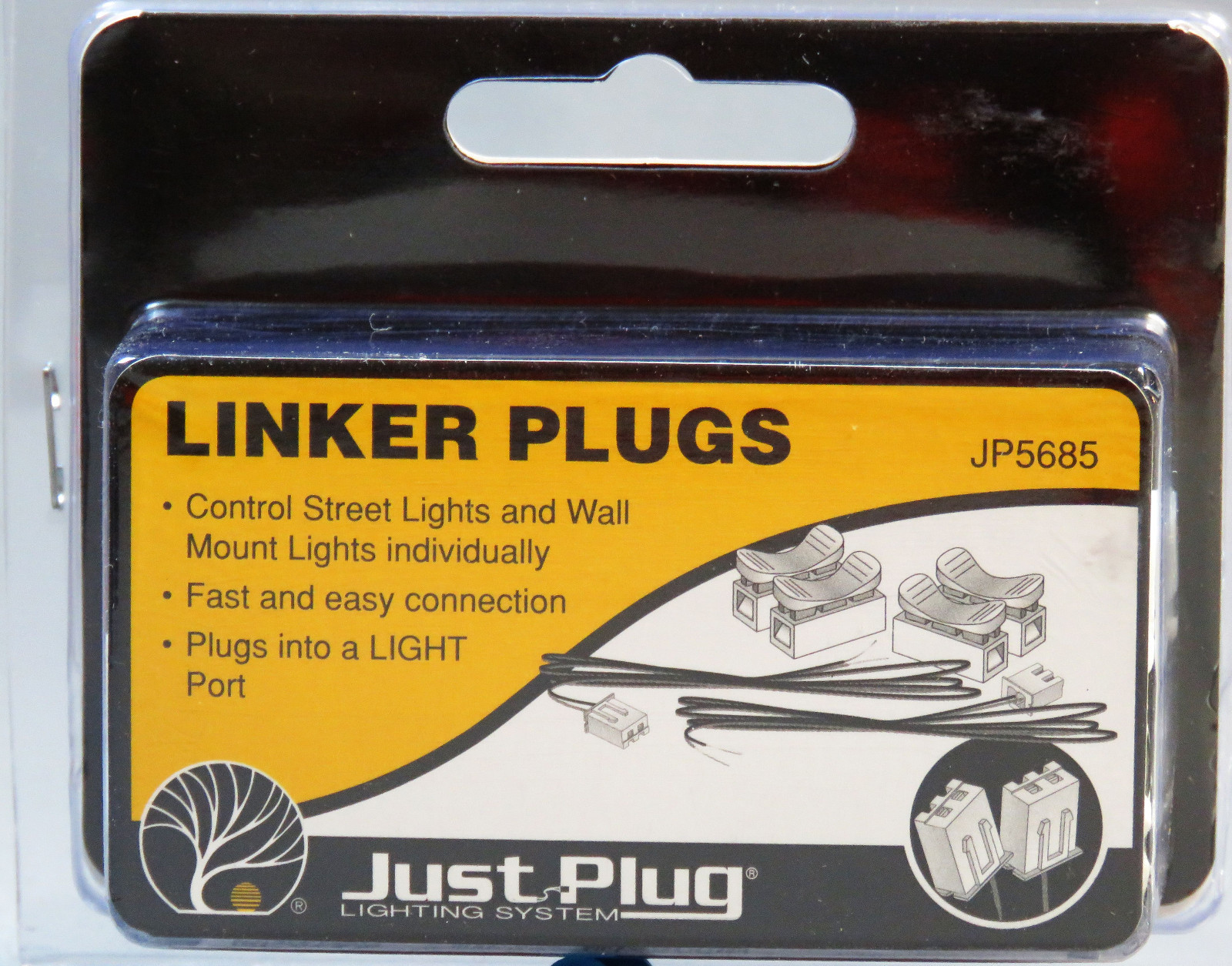 WOODLAND SCENICS LINKER PLUGS FOR JUST PLUG LIGHTING SYSTEM light wire WDS5685