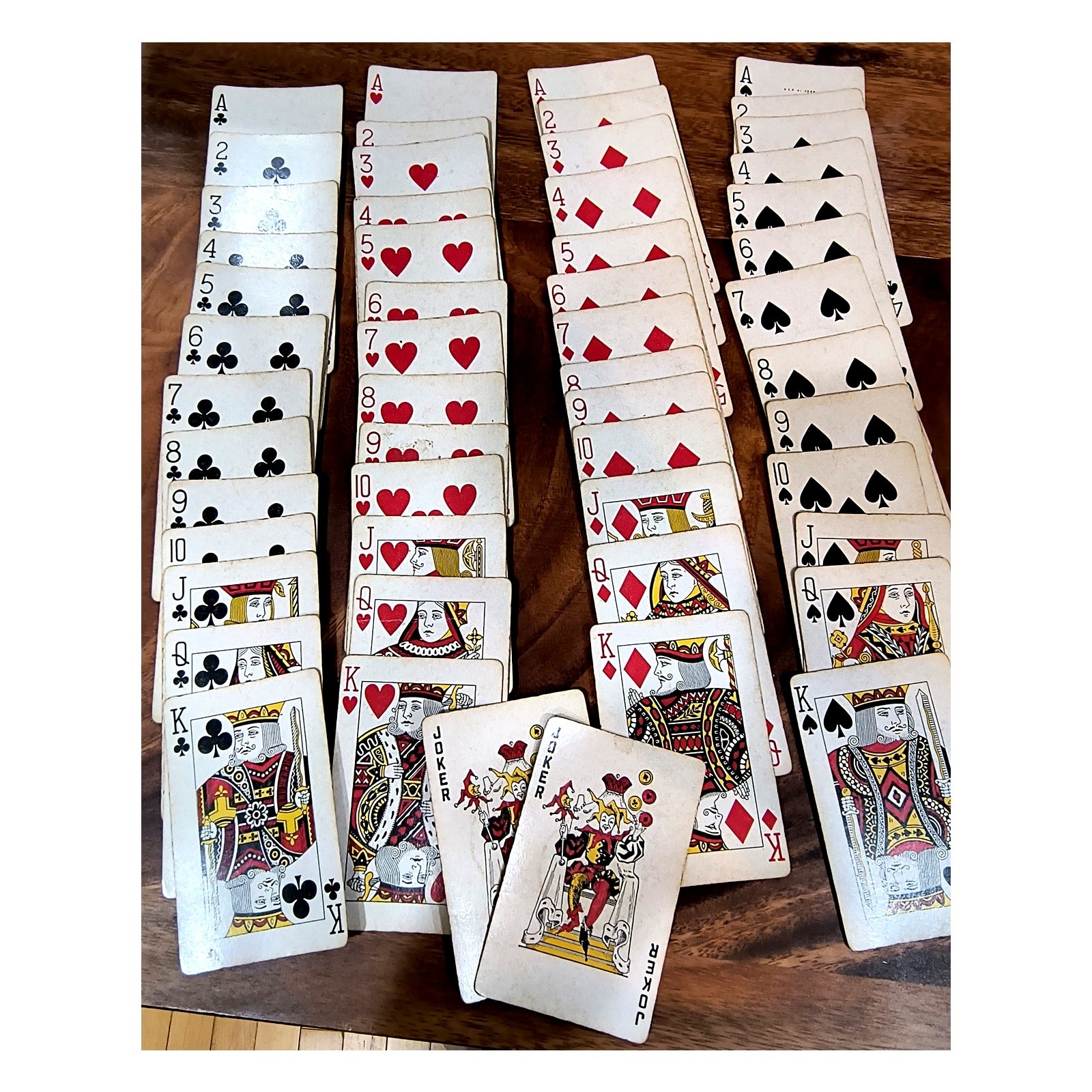 74. Vintage Playing Cards 88 Jumbo Index