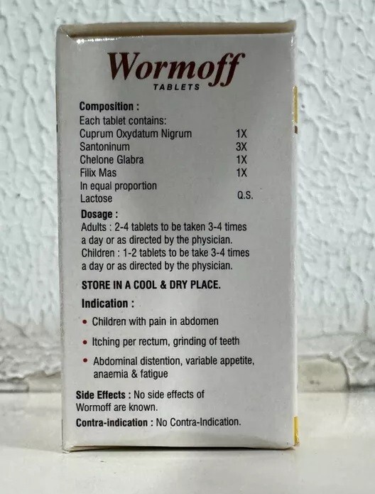 Homeopathy Permanent Treatment For Hookworm, Roundworm,Tapeworm Removal Tablets