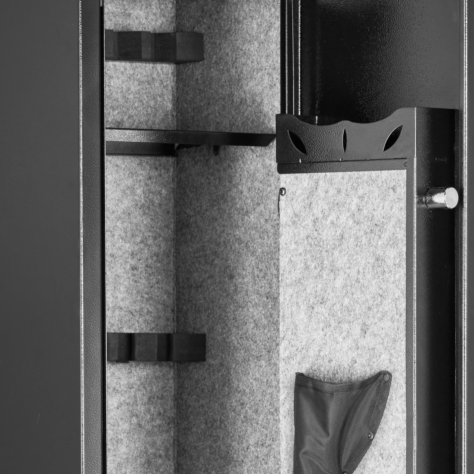 Gun Safe Rifle Safe with Fingerprint Lock for 5 Rifles and 4 Pistols