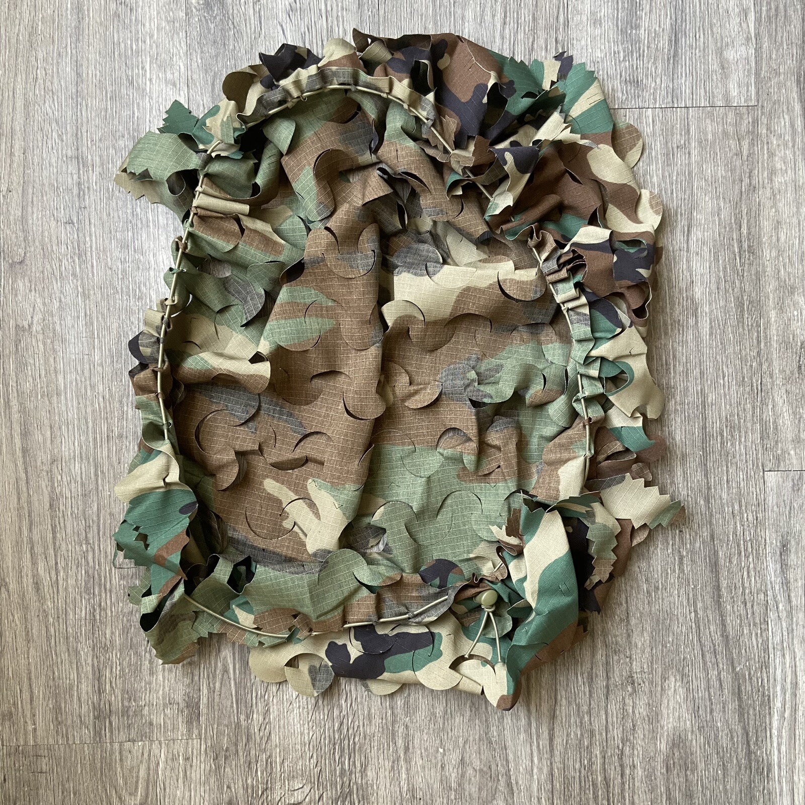 M81 Woodland 3D Backpack Scrim Camo Cover Netting 30L-55L Tactical NIR Compliant