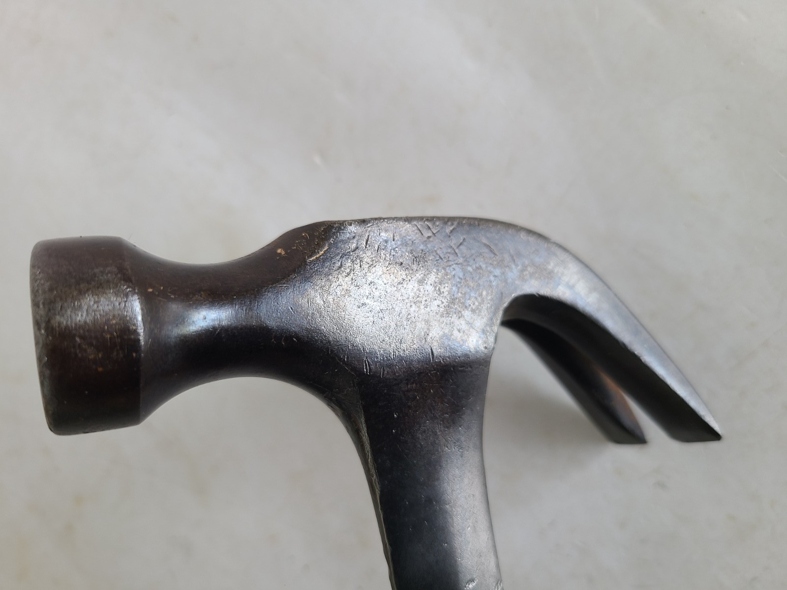 Estwing Curved Claw Hammer 16 oz Stacked Leather Handle 12 3/8" Vintage USA Made