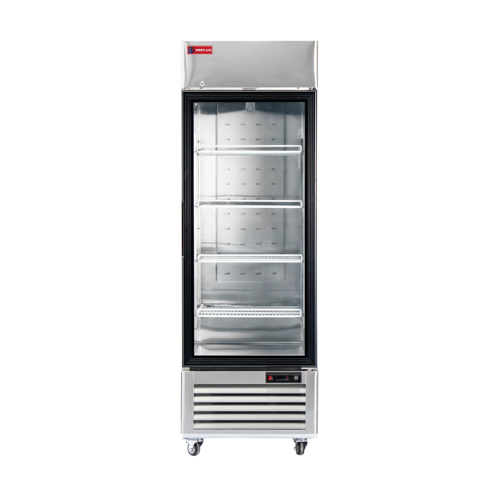 27" Commercial Display Freezer 1 Glass Door Merchandiser Reach-in 23 Cu.ft