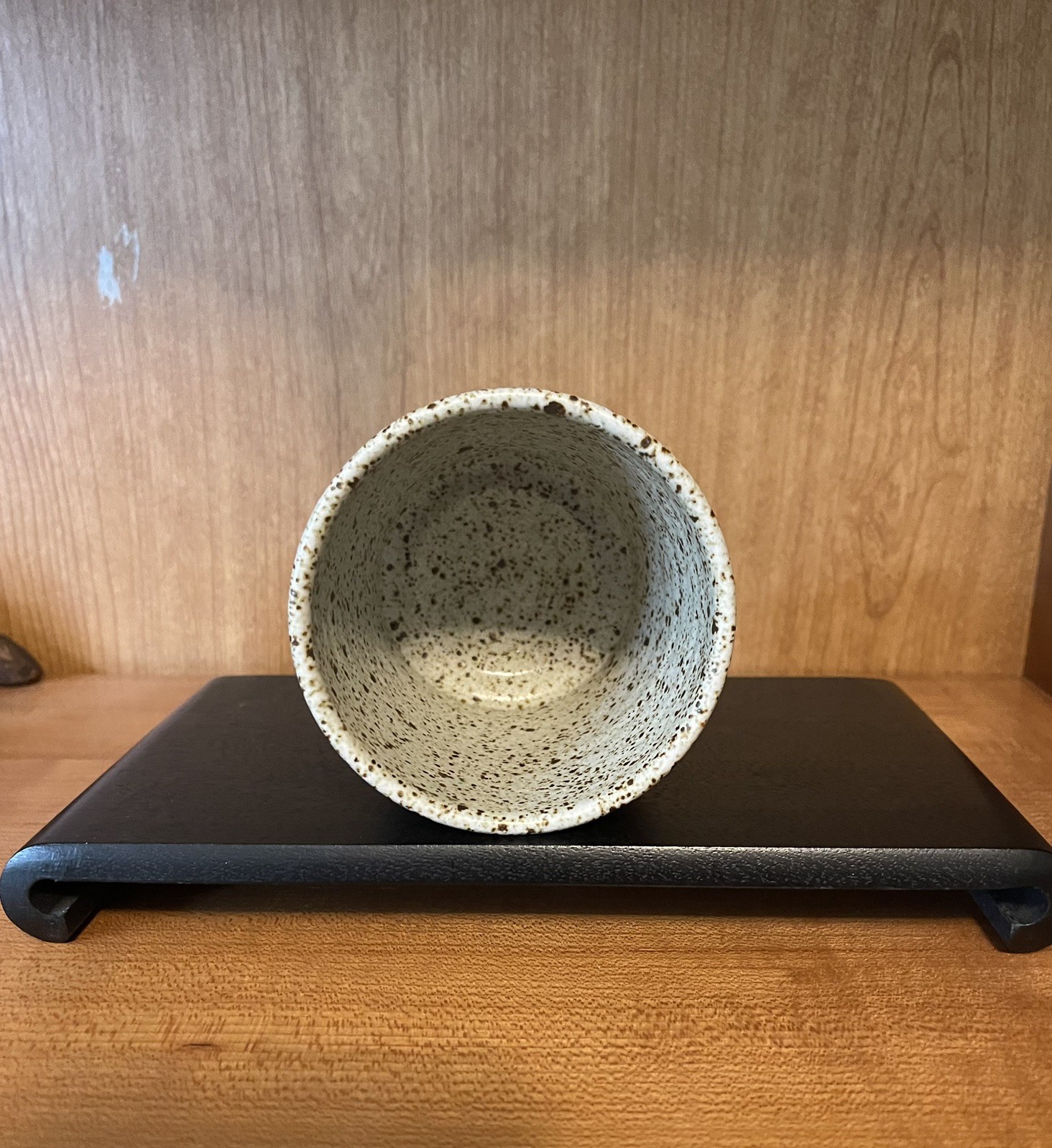 Kat & Roger Modernist Abstract Design Handmade Ceramic Cup