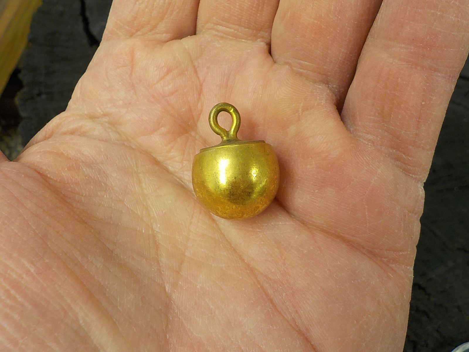 Old Rare Vintage Antique Civil War Relic Zouave Ball Button New York Troops.