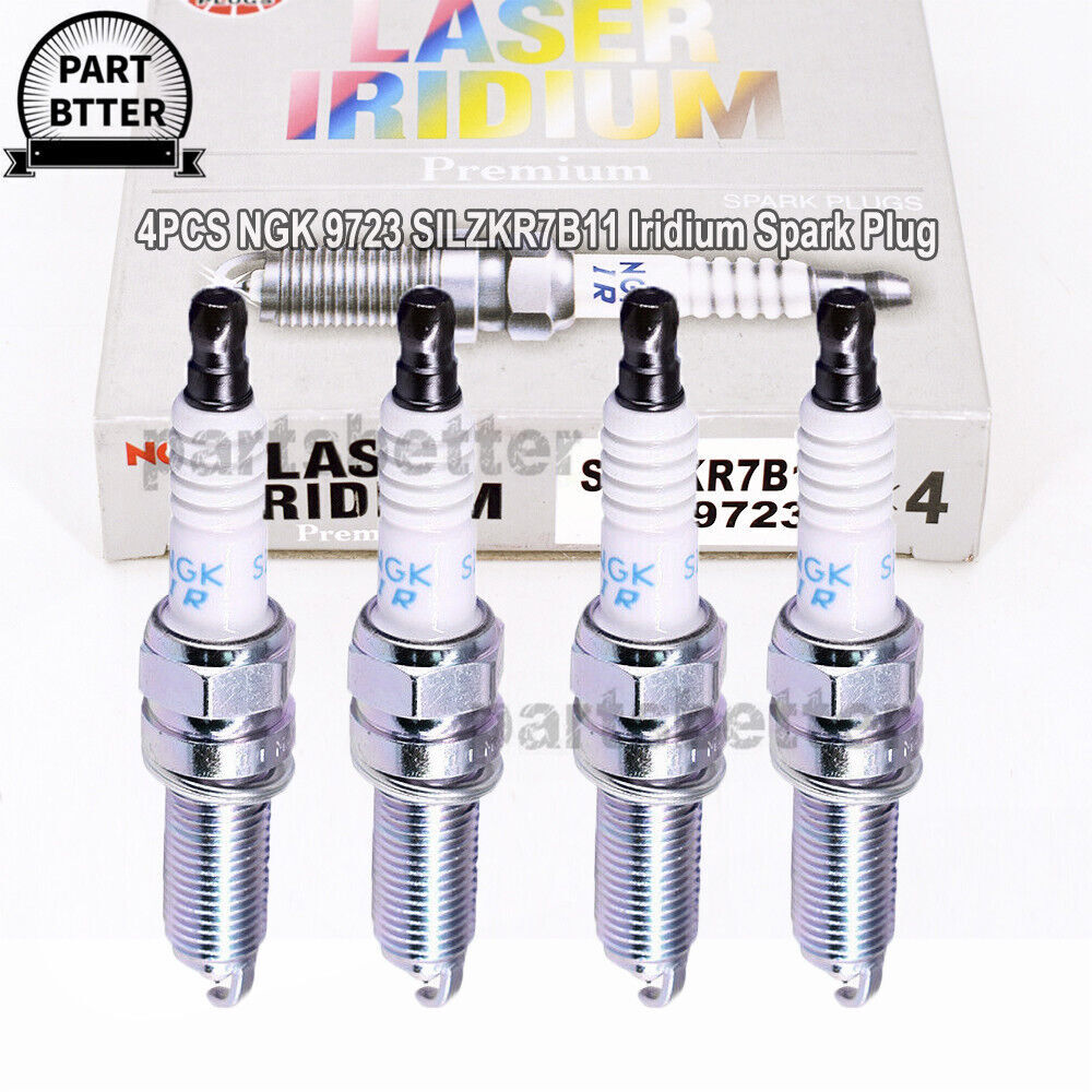 4X OEM UF816 Ignition Coil + NGK Spark Plug for 17-22 Kia Hyundai Elantra Sonata