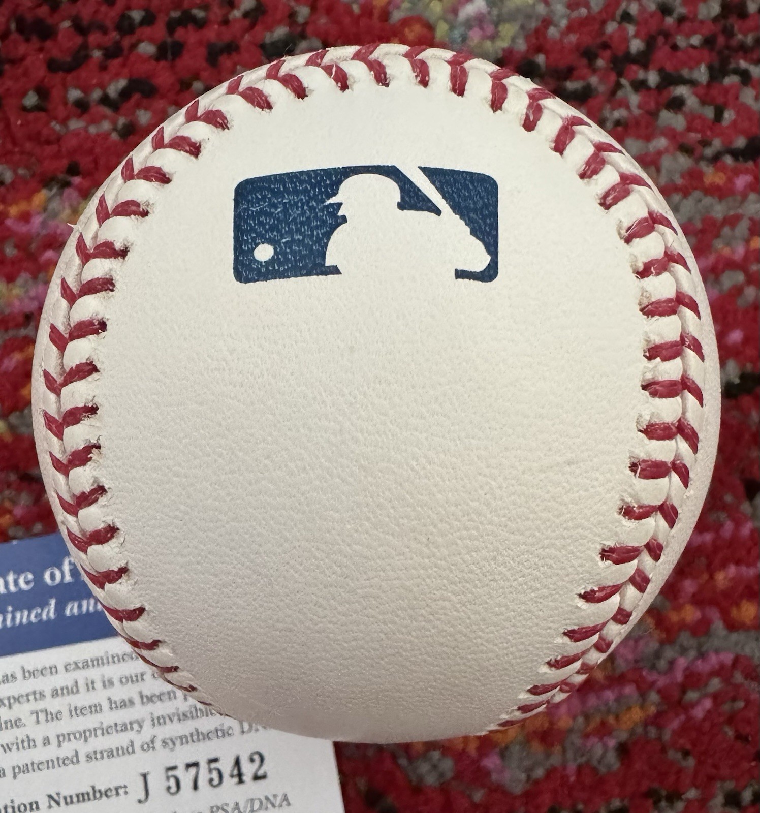 Randy Johnson Autographed OMLB Selig PSA Authentication